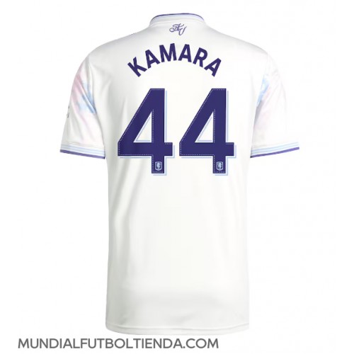 Camiseta Aston Villa Boubacar Kamara #44 Tercera Equipación Replica 2025-26 mangas cortas